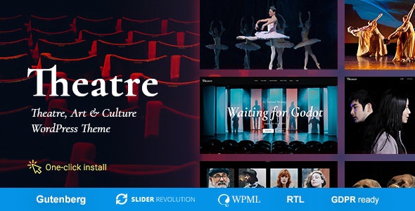 ThemeForest Theater - Download Concert & Art Event Entertainment WordPress Theme