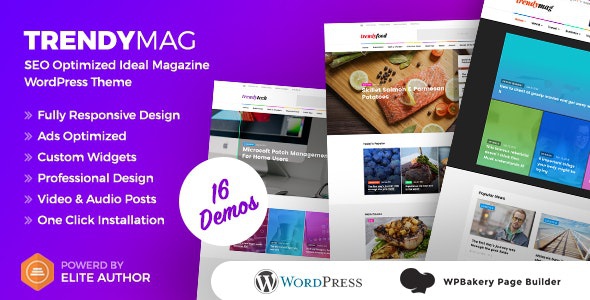 ThemeForest TrendyMag - Download WordPress News Magazine & Blog Theme