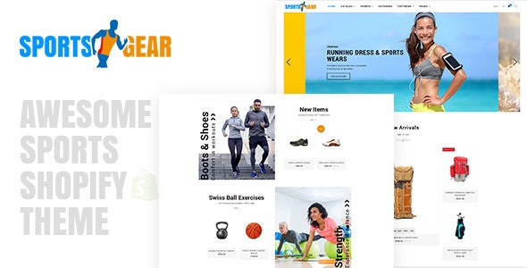 ThemeForest Sports Gear - Download Shopify Theme