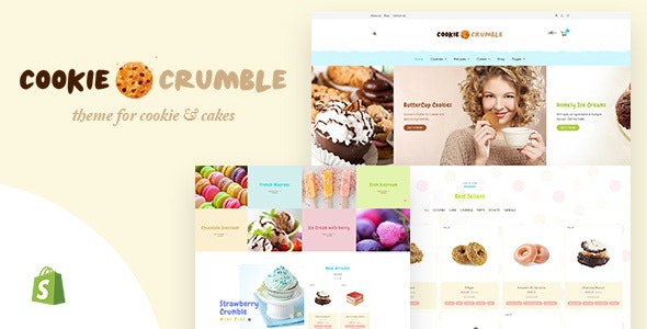 ThemeForest Cookie - Download Shopify Fast Food eCommerce Theme