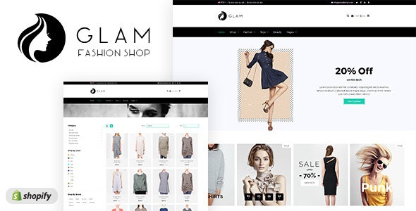 ThemeForest Glam - Download Minimal Shopify Theme