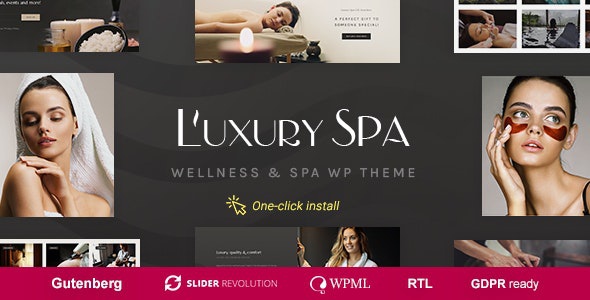 ThemeForest Luxury Spa - Download Beauty & Wellness WordPress Theme