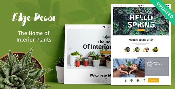 ThemeForest Edge Decor - Download A Modern Gardening & Landscaping WordPress Theme