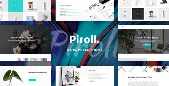 ThemeForest Piroll - Download Portfolio WordPress Theme