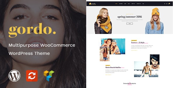 ThemeForest Gordo - Download Fashion Responsive WooCommerce WordPress Theme