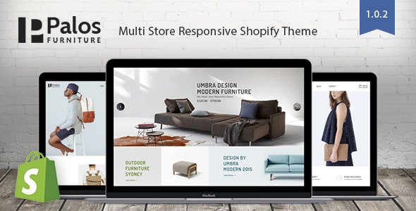 ThemeForest Palos - Download Multi Store Responsive Shopify Theme