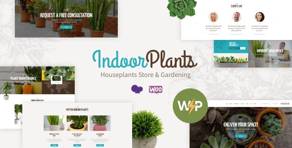 ThemeForest Indoor Plants - Download Houseplants store & Gardening WordPress Theme