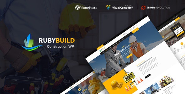 ThemeForest RubyBuild - Download Building & Construction WordPress Theme