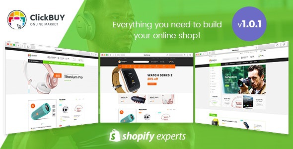 ThemeForest ClickBuy - Download Multi Store Responsive Shopify Theme