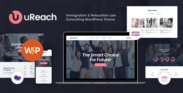 ThemeForest uReach - Download Immigration & Relocation Law Consulting WordPress Theme