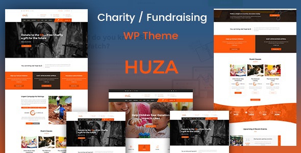 ThemeForest Huza - Download Charity Responsive WordPress Theme