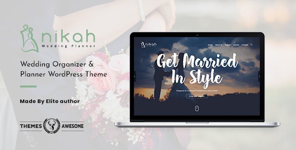 ThemeForest Nikah - Download Wedding Organizer & Planner WordPress Theme