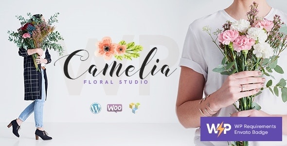 ThemeForest Camelia - Download A Floral Studio Florist WordPress Theme