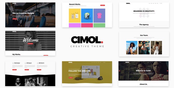 ThemeForest Cimol - Download Responsive One & Multi Page Portfolio WordPress Theme