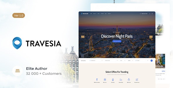 ThemeForest Travesia - Download A Travel Agency and Booking WordPress Theme