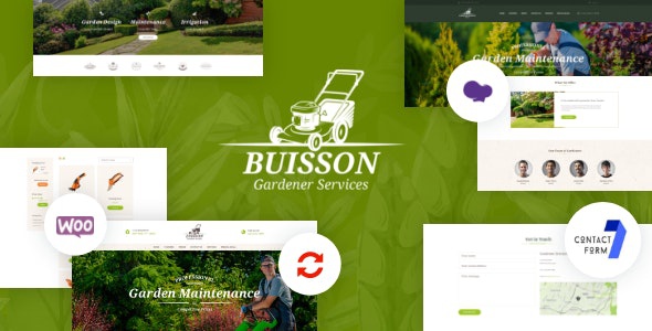 ThemeForest Buisson - Download Gardening & Landscaping Services WordPress Theme