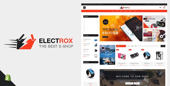 ThemeForest Electrox - Download Shopify Electronics and Responsive Digital Theme