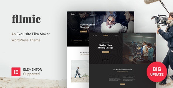 ThemeForest Filmic - Download Movie Studio & Film Maker WordPress Theme