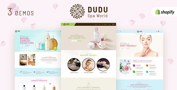 ThemeForest DUDU - Download Beauty Cosmetic Shopify Theme