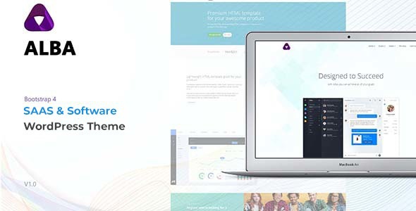 ThemeForest Alba - Download Startup/Software WordPress Theme