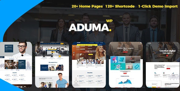 ThemeForest Aduma - Download Consulting, Finance WordPress Theme