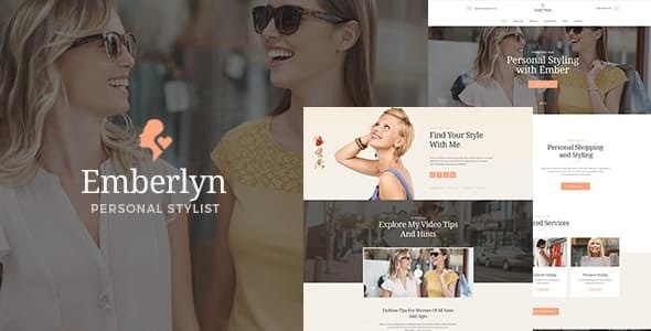 ThemeForest Emberlyn - Download Personal Stylist & Fashion Clothing WordPress Theme
