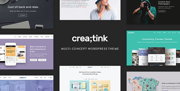 ThemeForest Creatink - Download Multi-Concept Responsive WordPress Theme