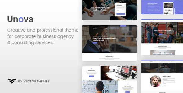 ThemeForest Unova - Download Consulting Business WordPress Theme