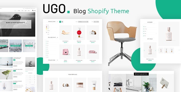 ThemeForest Ugo - Download Blog Shopify Theme