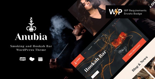 ThemeForest Anubia - Download Smoking and Hookah Bar WordPress Theme