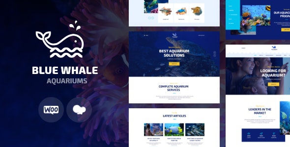 ThemeForest Aqualots - Download Aquarium Installation and Maintanance Services WordPress Theme
