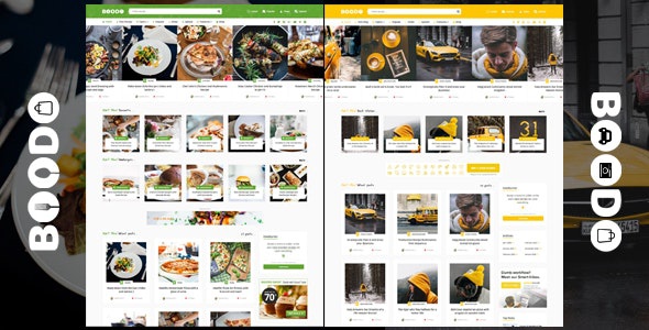 ThemeForest Boodo WP - Download Food and Magazine Shop WordPress Theme
