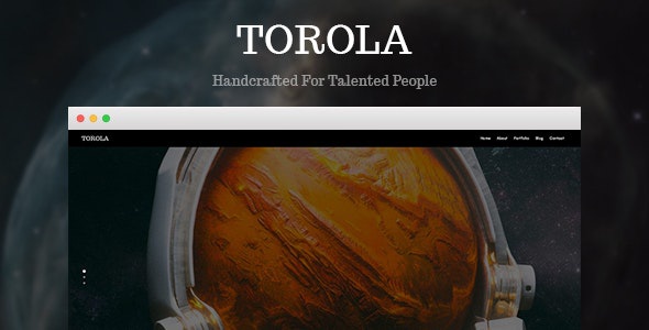 ThemeForest Torola - Download Modern Photography WordPress Theme