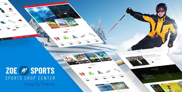ThemeForest Zoe - Download Sports Store Shopify Theme