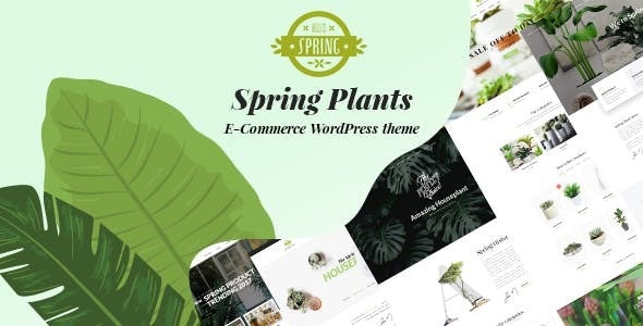ThemeForest Spring Plants - Download Gardening & Houseplants WordPress Theme