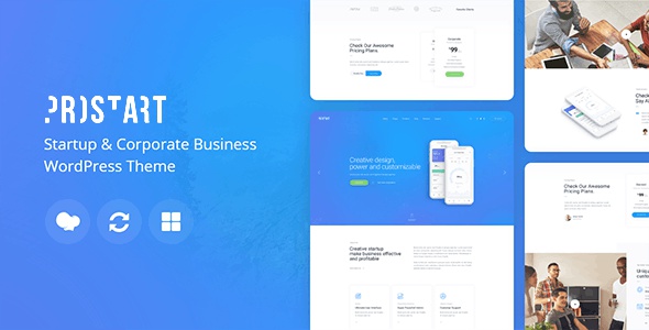 ThemeForest ProStart - Download Startup & Business WordPress Theme