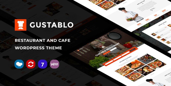 ThemeForest Gustablo - Download Restaurant & Cafe Responsive WordPress Theme
