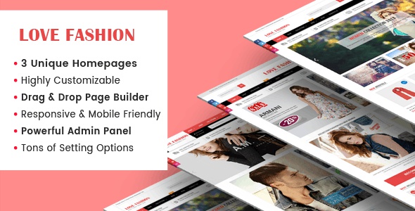 ThemeForest LoveFashion - Download Responsive Multipurpose Sections Drag & Drop Builder Shopify Theme