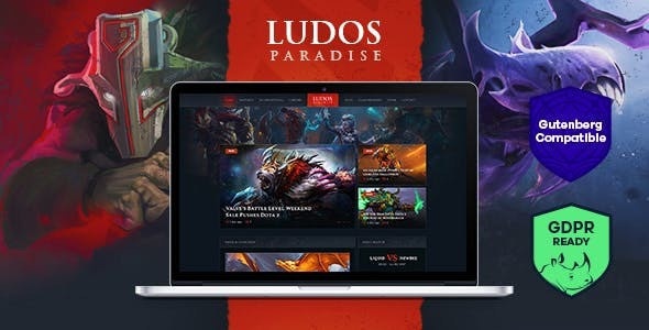 ThemeForest Ludos Paradise - Download Video Gaming Blog & Clan Esports WordPress Theme