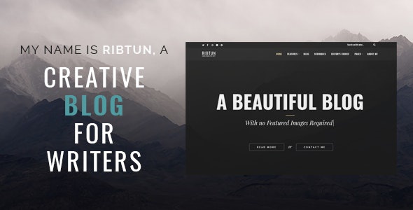 ThemeForest RibTun - Download WordPress Blog Theme For Writers