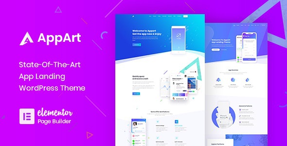 ThemeForest AppArt - Download Creative WordPress Theme For Apps Saas