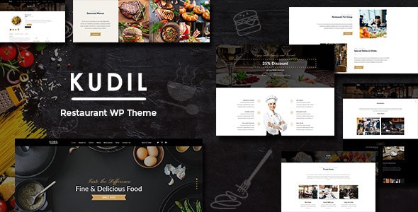 ThemeForest Kudil - Download Restaurant & Food Delivery WordPress Theme