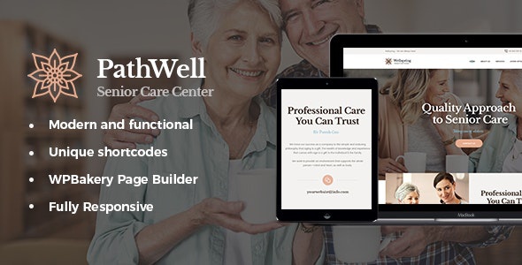 ThemeForest PathWell - Download A Senior Care Hospital WordPress Theme