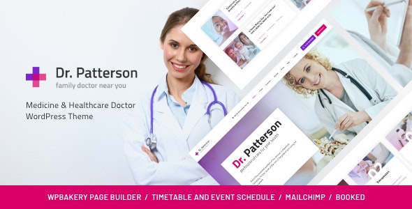 ThemeForest Dr.Patterson - Download Medicine & Healthcare Doctor WordPress Theme