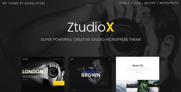 ThemeForest Ztudio X - Download Photography WordPress Theme