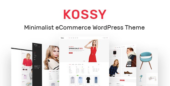 ThemeForest Kossy - Download Minimalist eCommerce WordPress Theme