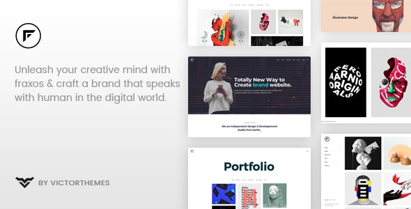 ThemeForest Fraxos - Download Creative Portfolio WordPress Theme