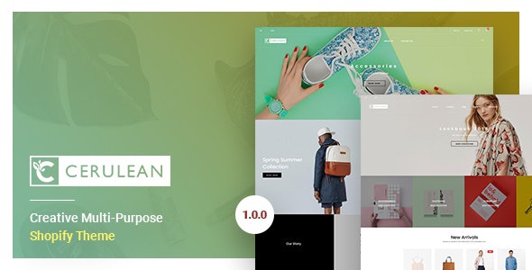 ThemeForest Cerulean - Download Creative Multi-Purpose Shopify Theme