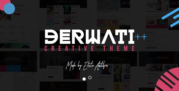 ThemeForest Derwati - Download Trendy & Creative Portfolio WordPress Theme