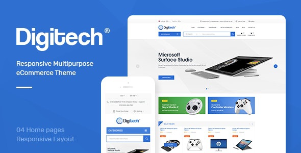 ThemeForest Digitech - Download Technology Theme for WooCommerce WordPress